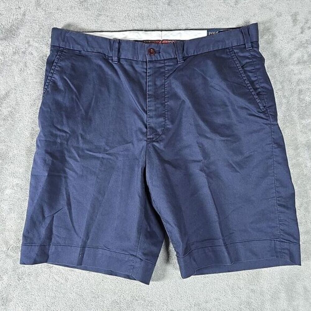 Polo Golf Ralph Lauren Shorts Mens 33 Blue Chino Casual Preppy Sportswear